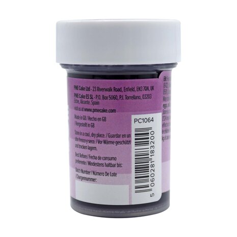 PME Food coloring gel 25g "Mauve Purple" PME Food coloring gel 25g "Mauve Purple"