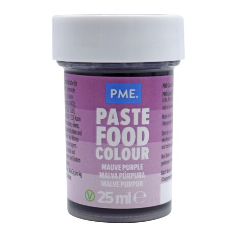 PME Food coloring gel 25g "Mauve Purple" PME Food coloring gel 25g "Mauve Purple"