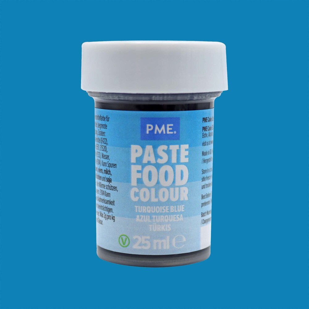 PME Kleurstof Gel "Turquoise Blue" 25g PME Kleurstof Gel "Turquoise Blue" 25g