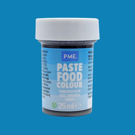 PME Kleurstof Gel "Turquoise Blue" 25g PME Kleurstof Gel "Turquoise Blue" 25g