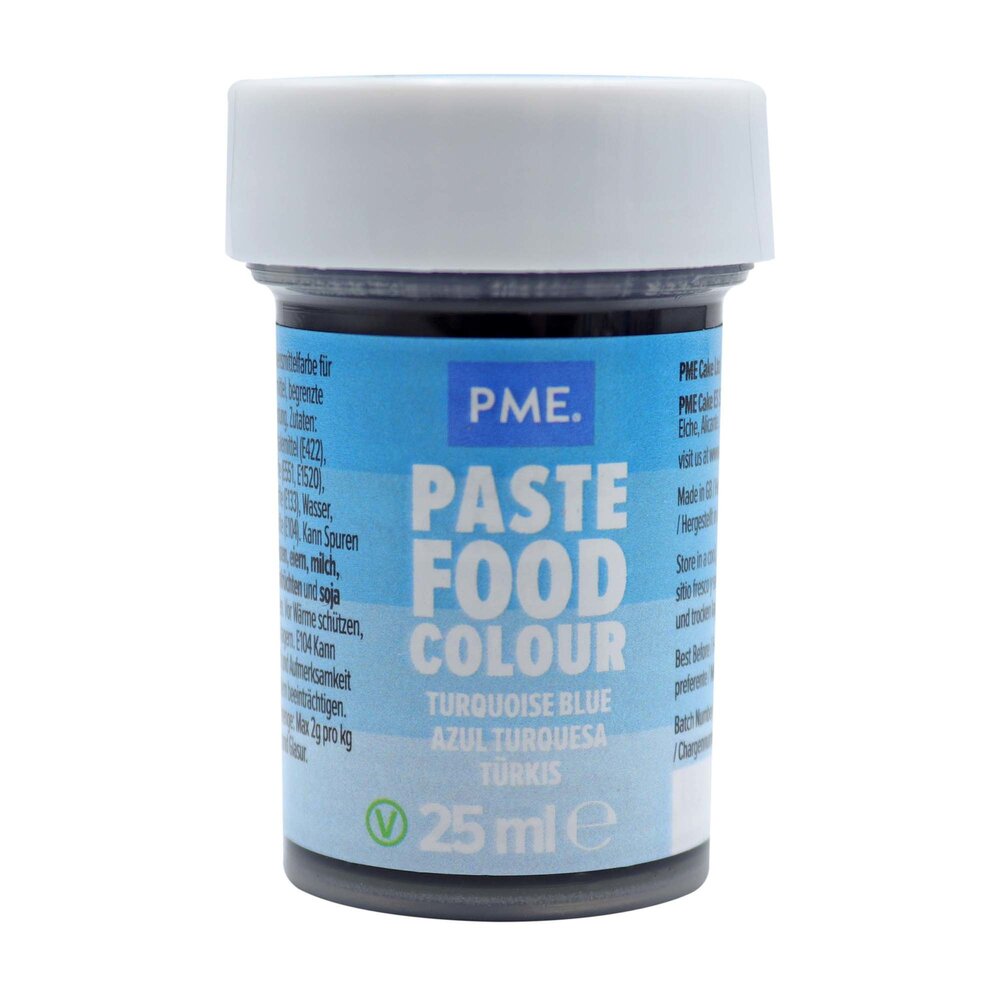 PME Food coloring gel 25g "Turquoise Blue"