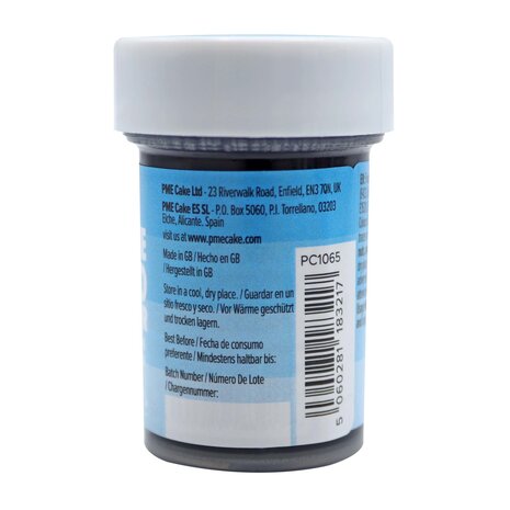 PME Food coloring gel 25g "Turquoise Blue"