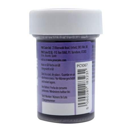 PME Food coloring gel 25g "Regal Purple" PME Food coloring gel 25g "Regal Purple"