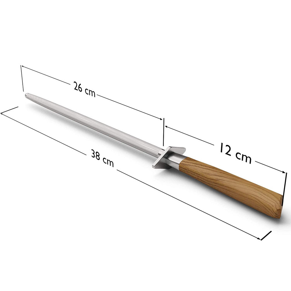 Burgvogel Oliva Line honing steel 26cm Burgvogel Oliva Line honing steel 26cm