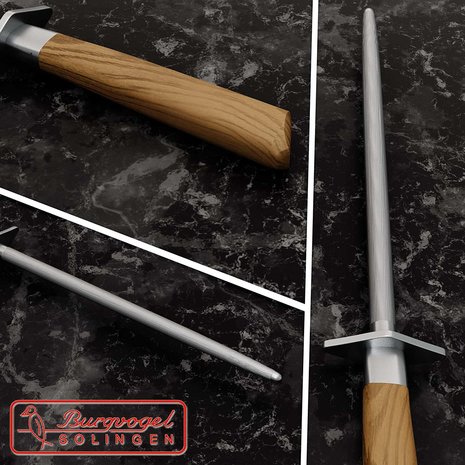 Burgvogel Oliva Line honing steel 26cm Burgvogel Oliva Line honing steel 26cm