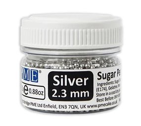 PME Silver pearls 2,3mm 25g PME Silver pearls 2,3mm 25g