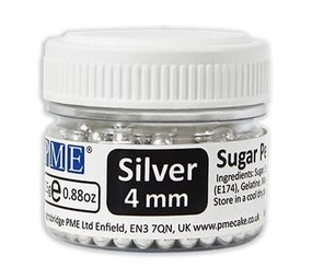 PME Silver pearls 4mm 25g PME Silver pearls 4mm 25g
