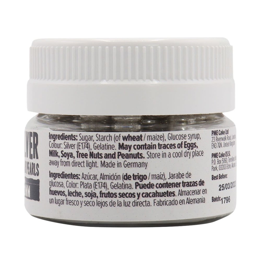 PME Silver pearls 6mm 25g PME Silver pearls 6mm 25g