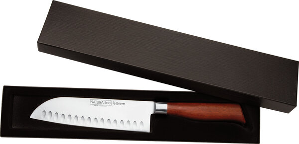 Burgvogel Natura Line carbon steel santoku 18cm Burgvogel Natura Line carbon steel santoku 18cm
