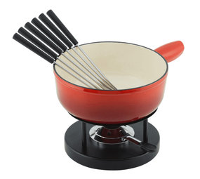 Kuhn Rikon Gietijzeren fondueset 24cm 2,4L Kuhn Rikon Gietijzeren fondueset 24cm 2,4L