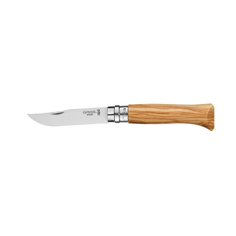 Opinel Luxury Range pocket knife No. 8 stainless steel / olivewood Opinel Luxury Range pocket knife No. 8 stainless steel / olivewood