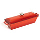 Lava Enameled cast iron terrine 26,5x8,5x6cm 1,05L red