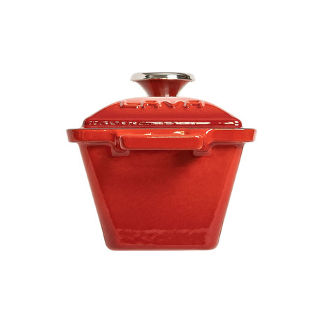 Lava Enameled cast iron terrine 26,5x8,5x6cm 1,05L red