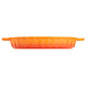 Lava Enameled cast iron quiche / tart pan 30cm orange