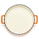 Lava Enameled cast iron quiche / tart pan 30cm orange