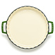 Lava Enameled cast iron quiche / tart pan 30cm green