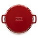 Lava Enameled cast iron quiche / tart pan 30cm red