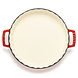 Lava Enameled cast iron quiche / tart pan 30cm red