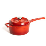 Lava Cast iron saucepan 16cm 1,35L red