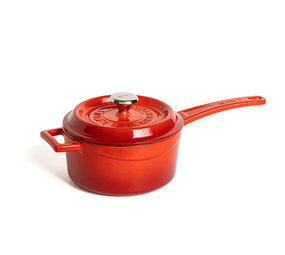 Lava Cast iron saucepan 16cm 1,35L red