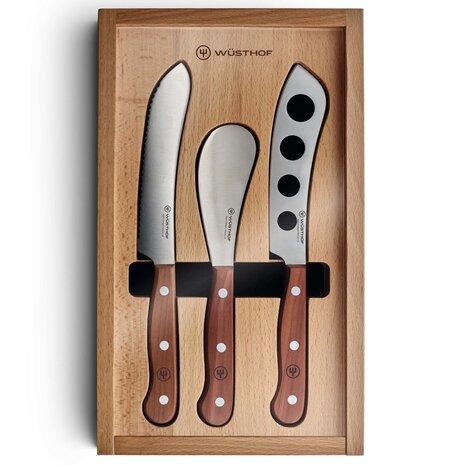 Wüsthof 3-piece plum wood charcuterie set Wüsthof 3-piece plum wood charcuterie set