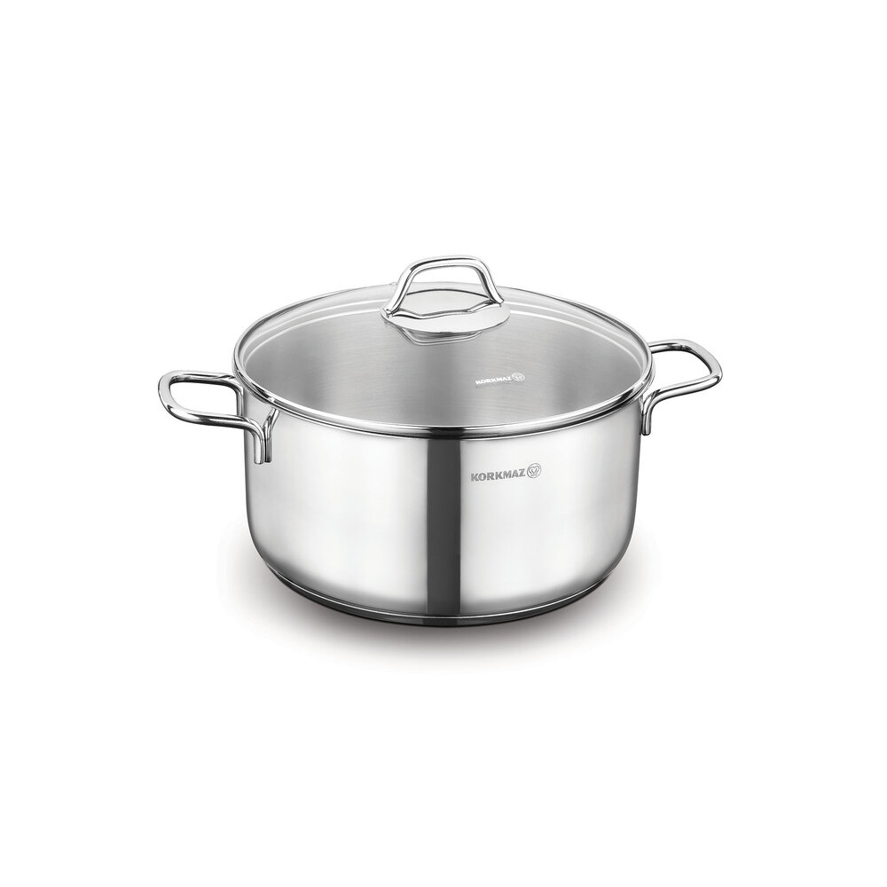 Korkmaz Perla kookpan 18x9cm 2,3L met deksel