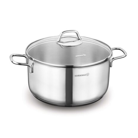 Korkmaz Perla cooking pot 24x12cm 5,5L with lid Korkmaz Perla cooking pot 24x12cm 5,5L with lid