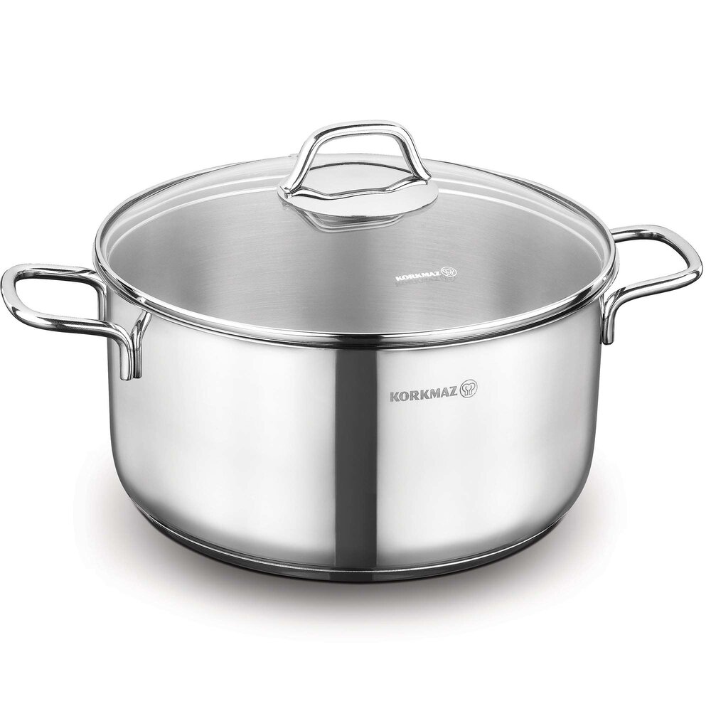 Korkmaz Perla kookpan 28x14cm 8,5L met deksel