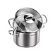 Korkmaz Perla cooking pot with steamer 20x12+10cm with lid