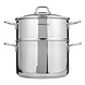 Korkmaz Perla cooking pot with steamer 24x15+12cm with lid