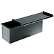 Blue steel bread baking pan with lid 35x10x10cm Blue steel bread baking pan with lid 35x10x10cm
