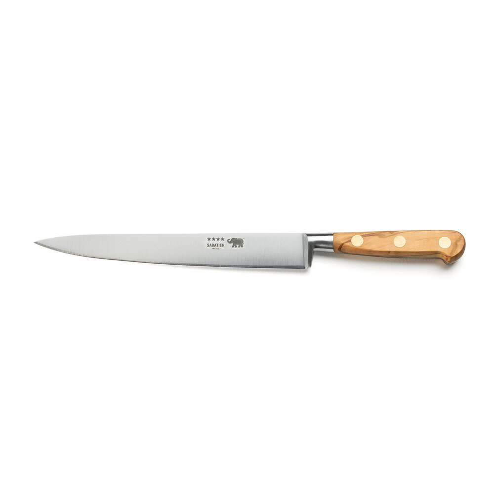 Sabatier ****Elephant Slicer 20cm forged carbon steel / olivewood