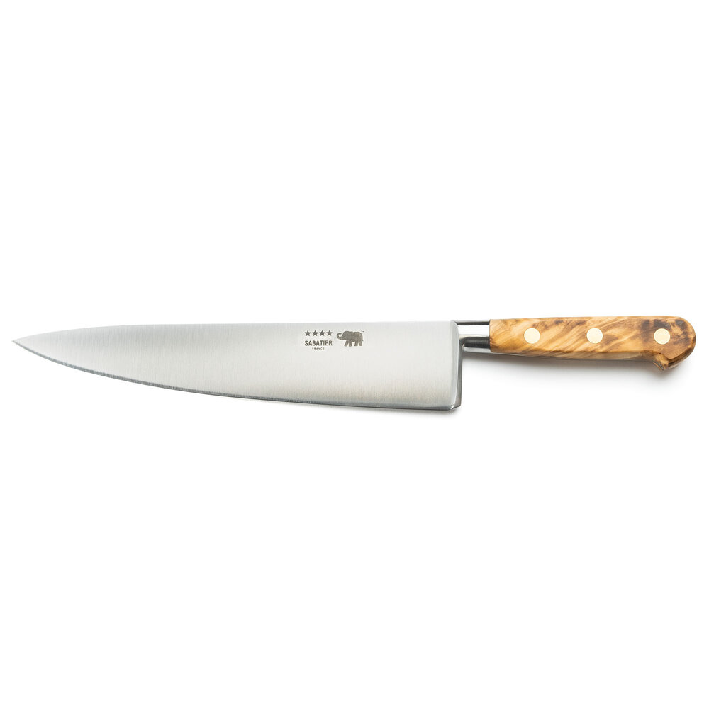 Sabatier ****Elephant Chef's knife 25cm forged carbon steel / olivewood Sabatier ****Elephant Chef's knife 25cm forged carbon steel / olivewood