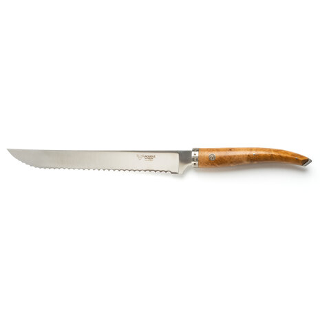 Laguiole en Aubrac Gourmet bread knife 25cm teak
