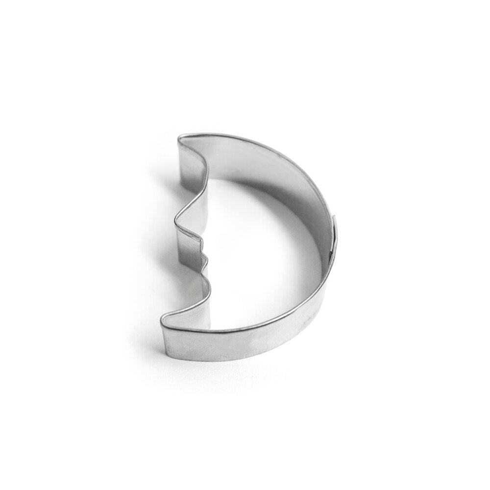 Calder Cookie cutter smiling moon 6x4x2cm Calder Cookie cutter smiling moon 6x4x2cm