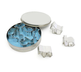 Calder Set of 10 animal cookie cutters in a tin Calder Set of 10 animal cookie cutters in a tin