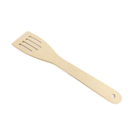 Calder Slotted beech wood spatula 30m