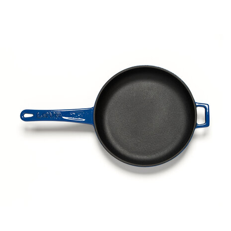 Lava Enameled cast iron skillet 20cm blue