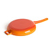 Lava Geëmailleerde gietijzeren skillet 20cm oranje