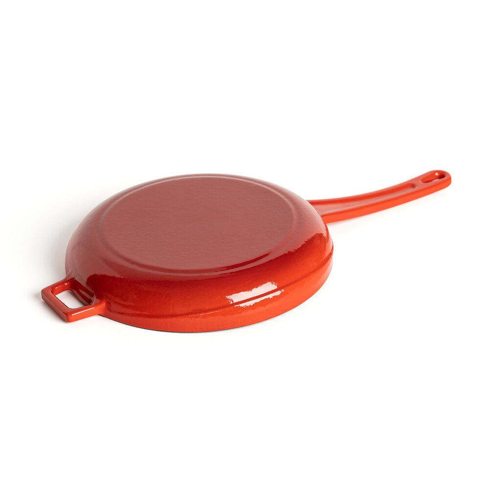 Lava Enameled cast iron skillet 20cm red