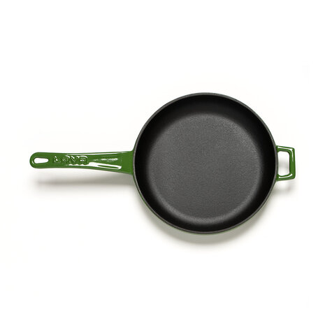 Lava Enameled cast iron skillet 20cm  green
