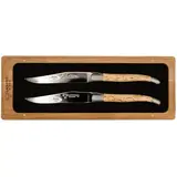 Laguiole en Aubrac 2 steak knives birch