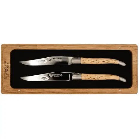 Laguiole en Aubrac 2 birchwood steak knives
