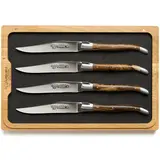 Laguiole en Aubrac 4 steak knives pistachio