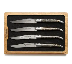 Laguiole en Aubrac 4 steakmessen populier Laguiole en Aubrac 4 steakmessen populier