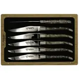 Laguiole en Aubrac 6 steak knives poplar