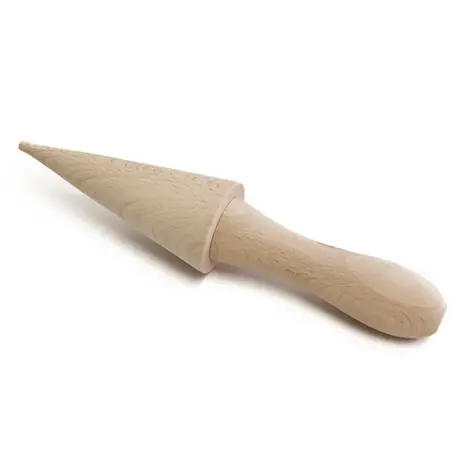 Calder Beechwood waffle cone 11x4,5cm Calder Beechwood waffle cone 11x4,5cm