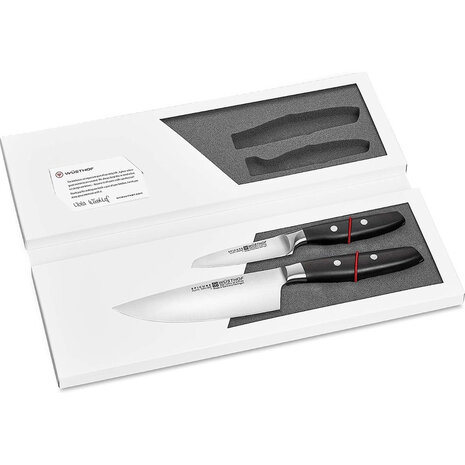 Wüsthof Epicure Slate chef's knife 16cm and paring knife 9cm Wüsthof Epicure Slate chef's knife 16cm and paring knife 9cm