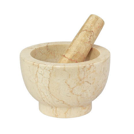Cilio Small marble mortar and pestle "Mars" 9cm Cilio Small marble mortar and pestle "Mars" 9cm