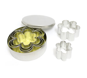 Calder 6 bloemen-uitsteekvormen in opbergblik Calder 6 bloemen-uitsteekvormen in opbergblik